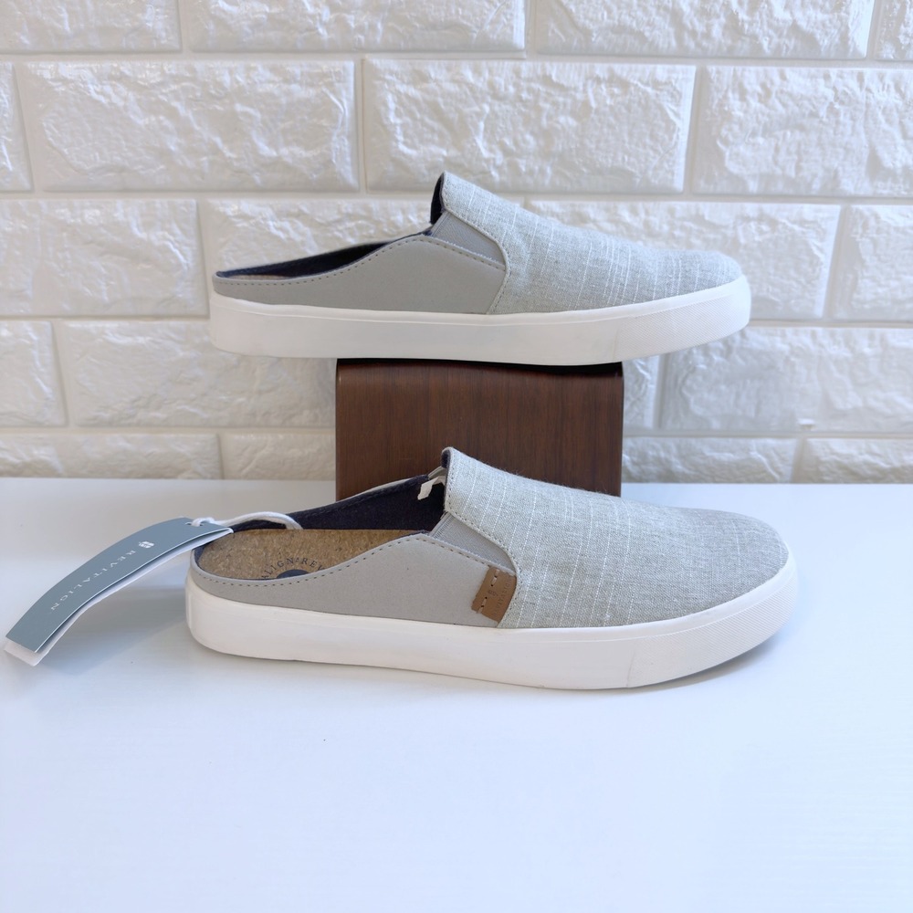 Revitalign Mules Women 11 Grey New In Bx Orthotic Slip On Arch Support RV1011GRY
